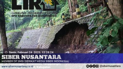 Penahan Jalan di Arak-arak Longsor, Lira Bondowoso Minta Bina Marga Jatim Segera Lakukan Perbaikan