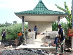 Berkat Sentuhan Ajaib Koptu Marinir Iful Saifudin, Warga Trotosari Miliki Pos Kampling