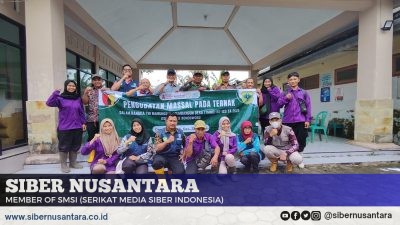 TMMD ke-123 Kodim 0822 Bersama Disnakkan Bondowoso Gelar Pengobatan Massal Ternak di Desa Trotosari