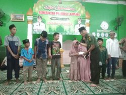 Dandim 0422/LB Hadiri Safari Ramadhan di Pesisir Barat