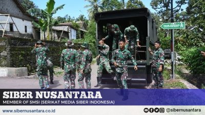 Tetap Semangat di Bulan Puasa, Satgas TMMD 123 Turunkan Ribuan Paving