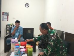 Suasana Lebaran Babinsa 0822/07 Sosialisasikan Kebersihan dan Keamanan di Desa Maesan