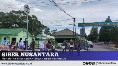 Kodim 0422/LB Galang Dana untuk Peduli Bencana di Myanmar