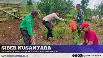 Wujudkan Ketahanan Pangan, Polres Nganjuk Bersama Petani Kembali Tanam Jagung