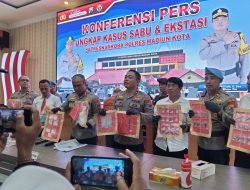 Pengedar Narkoba dan BB 1 Kg Sabu diamankan Polres Kota Madiun