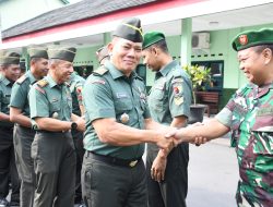 Momen Kenaikan Pangkat Prajurit, Dandim 0822 Berikan Apresiasi dan Semangat Pengabdian