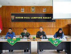 Dukung Hanpangan, Kodim 0422/LB Gelar Rakor Percepatan Penyerapan Gabah dan Beras Dalam Negeri