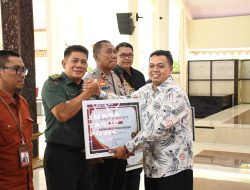 Kasdim 0822 Bondowoso Hadiri Rapat Koordinasi Laporan Akhir Pilkada 2024, Kodim 0822 Terima Penghargaan Atas Dukungan