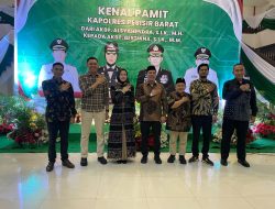 Dandim 0422/LB Hadiri acara kenal pamit Kapolres Pesisir Barat