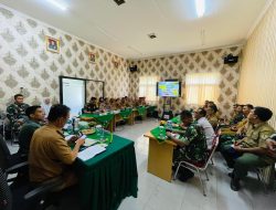 Kodim 0422/LB Gelar Rakor Teknis TMMD ke-124 di Kabupaten Pesisir Barat