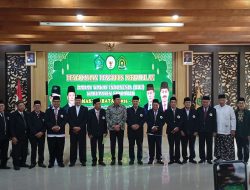 Perwakilan Badan Wakaf Indonesia Sidoarjo dikukuhkan, Bupati Subandi Siap Support Percepatan Sertifikat Wakaf