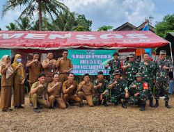 Tim Kesehatan TMMD Ke-124 Kodim 0422/LB Berikan Pelayanan Kesehatan Gratis.