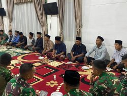 Satgas TMMD ke-124 Kodim 0422/LB Yasinan Bersama Rakyat di Pekon Pemerihan
