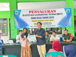 Babinsa Desa Petung Kawal Penyaluran BLT DD Tahap 1–3, Warga Merasa Terlindungi