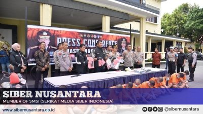 Polres Bondowoso Ungkap 7 Kasus Kejahatan Hasil Operasi Pekat: 12 Tersangka Diamankan