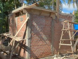 Pembangunan MCK Masjid Capai 45 Persen, Dansatgas TMMD 124 Apresiasi Gotong Royong Warga.