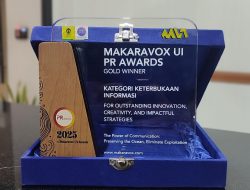 Divhumas Polri Raih Gold Winner Kategori Keterbukaan Informasi di Makaravox UI PR Awards 2025