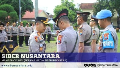 Kapolres Bondowoso Pimpin Sertijab dan Berikan Penghargaan