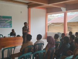 Satgas TMMD ke-124 Kodim 0422/LB Berikan Penyuluhan Bahaya Paham Radikalisme di Pekon Pemerihan