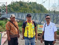 Jembatan Gantung Corah Mesem Rampung, Penghubung Desa Gayam dan Desa Lanas