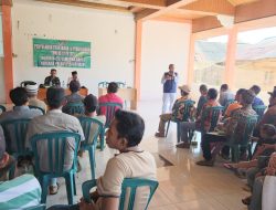 Dukung Program TMMD 124, Kodim 0422/LB Gelar Penyuluhan Kehutanan dan Penghijauan