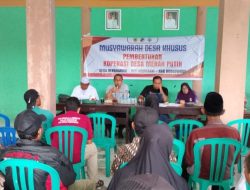 Musdes Insidental, Desa Bendoarum Kec Wonosari Bentuk Kopdes Merah Putih