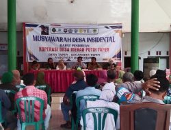 Musdes Insidental, Desa Tapen Kec Tapen Bentuk Kopdes Merah Putih