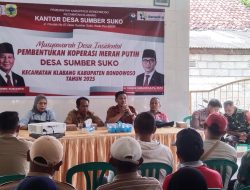 Kopdes Merah Putih dibentuk, Kades Sumber Suko “Wujudkan Inpres Nomor 9 Tahun 2025”