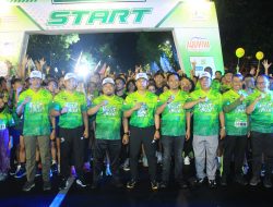 Bondowoso Night Run 2025, Dandim 0822 Turun Langsung Berikan Dukungan