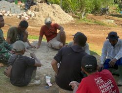 Jelang Penutupan TMMD 124, DANSSK Berikan Motivasi dan Semangat kepada Masyarakat