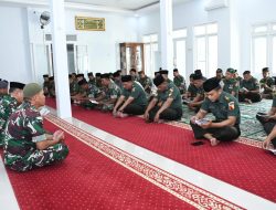 Kodim 0822 Bondowoso Gelar Doa Bersama Mohon Kesembuhan dan Kesehatan untuk Anggota dan Keluarga