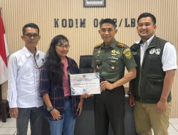 Letkol Inf Rinto Terima Piagam Penghargaan dari Dirjen KSDAE Kementerian Kehutanan atas Peran Aktif pelestarian Harimau dan habitatnya.