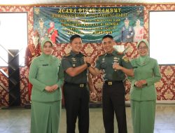 Pisah Sambut Dandim 0422/LB, Letkol Inf Rizki Kurniawan Resmi Gantikan Letkol Inf Rinto Wijaya