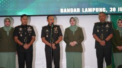 Sertijab Dandim 0422/LB, Tongkat Komando dari Letkol Inf Rinto Wijaya diserahkan Kepada Letkol Inf Rizky Kurniawan