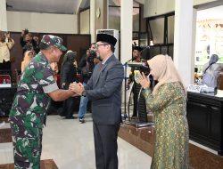 Kasdim 0822 Hadiri Acara Pelantikan Sekretaris Daerah Kabupaten Bondowoso