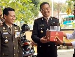 HUT Bhayangkara Ke-79, Camat, Danramil dan Kapus Berikan Kejutan ke Polsek Tapen.