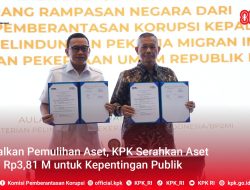 KPK Menyerahkan Aset Rampasan Senilai Rp 3,81 Miliar