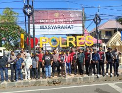 Aksi Solidaritas Wartawan Desak Polres Situbondo Usut Tuntas Kekerasan Terhadap Jurnalis