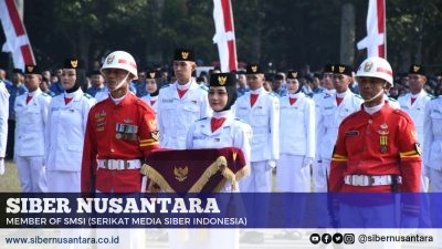 Paskibraka Bondowoso Kibarkan Merah Putih dengan Gagah, Dandim dan Forkopimda Apresiasi