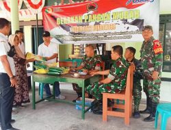 Gerakan Pangan Murah, Koramil 0822/11 Tapen Siapkan 6 Ton Beras Untuk Warga