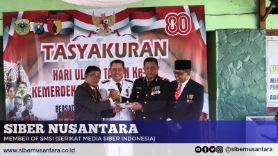 Tasyakuran HUT RI ke-80, Camat Prajekan “Jaga Persatuan dan Kesatuan Pererat Silaturahmi”