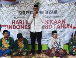 Bulan Kemerdekaan, Pemdes Botolinggo Gelar Sholawat dan Doa Bersama