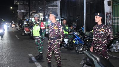 Patroli Humanis, Kodim 0822 Bondowoso Bersama  Banser Hadir Untuk Masyarakat