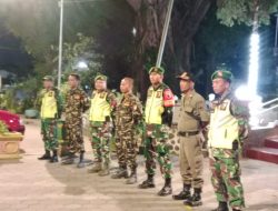 TNI, Banser, dan Satpol PP Gelar Patroli Bersama Wujudkan Kondusivitas Malam di Kecamatan Tegalampel