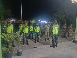 Babinsa Koramil 0822/04 Tenggarang Pimpin Patroli Malam Bersama Banser dan Satpol PP