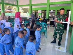 Babinsa Petung Aktif Dampingi Posyandu, Pastikan Balita Terlayani Optimal