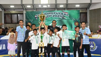 Sorak Kemenangan di GOR Pelita, Dandim Cup I Lahirkan Juara dan Semangat Kebersamaan