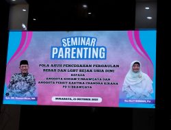 Kasdim 0822 Hadiri Seminar Parenting Kodam V/Brawijaya Bentengi Keluarga dari Pengaruh Pergaulan Bebas dan LGBT