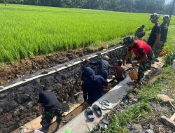 Berkeringat di Bawah Matahari, Satgas TMMD dan Warga Kompak Demi Lancarnya Air untuk Sawah