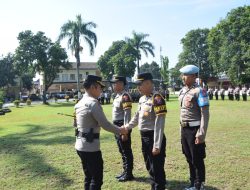 Perkuat Pelayanan Publik dan Transformasi Polri PRESISI, Kapolres Bondowoso Kukuhkan Perwira Samapta